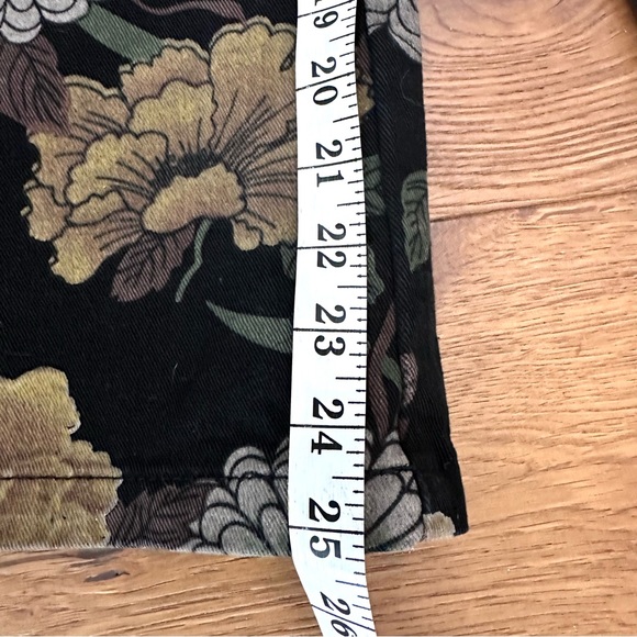 POL Wide Leg Floral Print and Patchwork Overalls - Picture 15 of 16